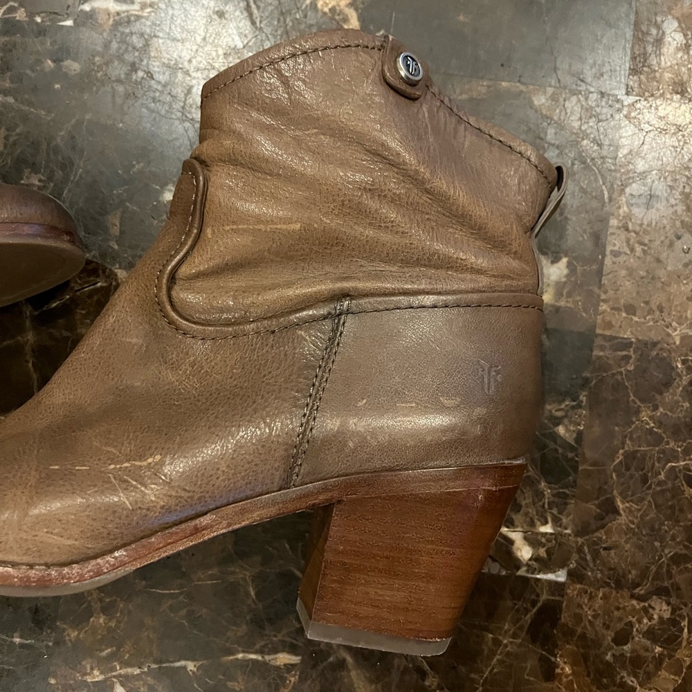 Frye Women Stylish Brown Ankle Boots Lot of 2 - Picture 4 of 9